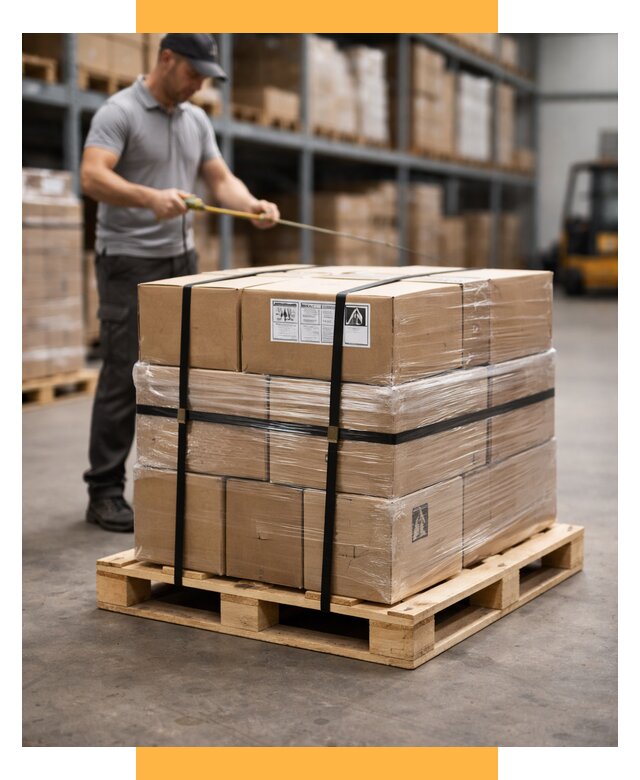 Упаковка и паллетирование грузов от 3848 р. | СетСервис-Рбт