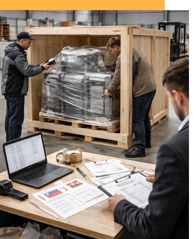 Доставка промышленного оборудования из США от 71455 руб