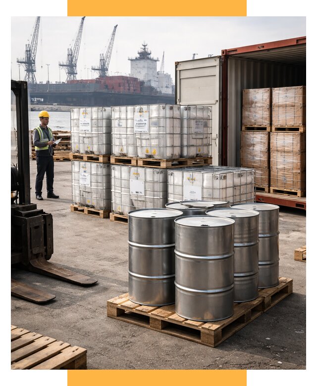 Доставка химического сырья из Индии от 274825 р. | СетСервис-Рбт