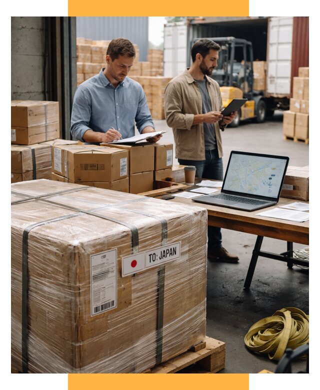 Доставка грузов в Японию от 27483 р., логистика СетСервис-Рбт