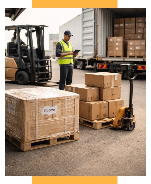 Доставка грузов в Корею из России от 38476 р. | СетСервис-Рбт