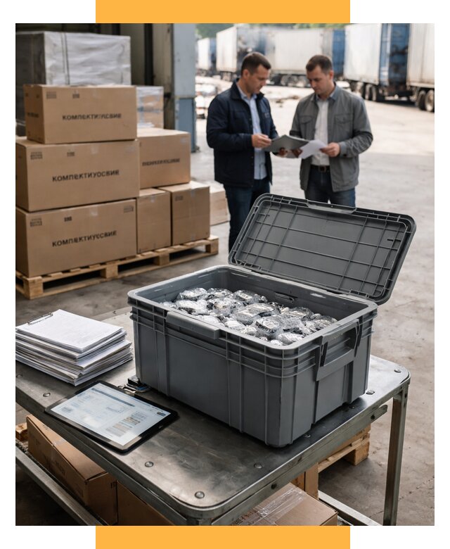 Перевозка комплектующих из Китая от 7145 р. | СетСервис-Рбт