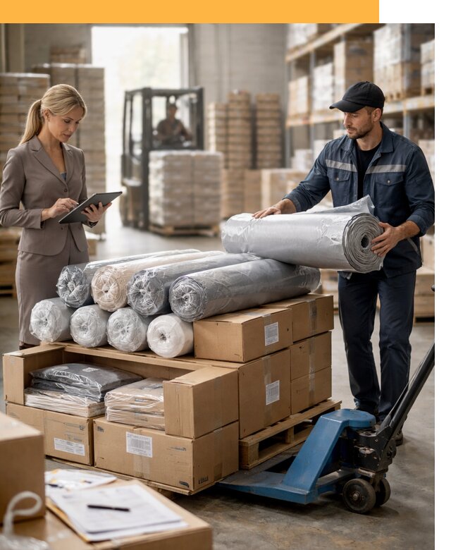 Перевозка текстиля по миру от 16490 руб. с таможней и страхованием