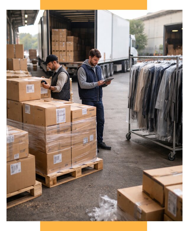 Перевозка и доставка одежды из Китая от 8245 р., СетСервис-Рбт