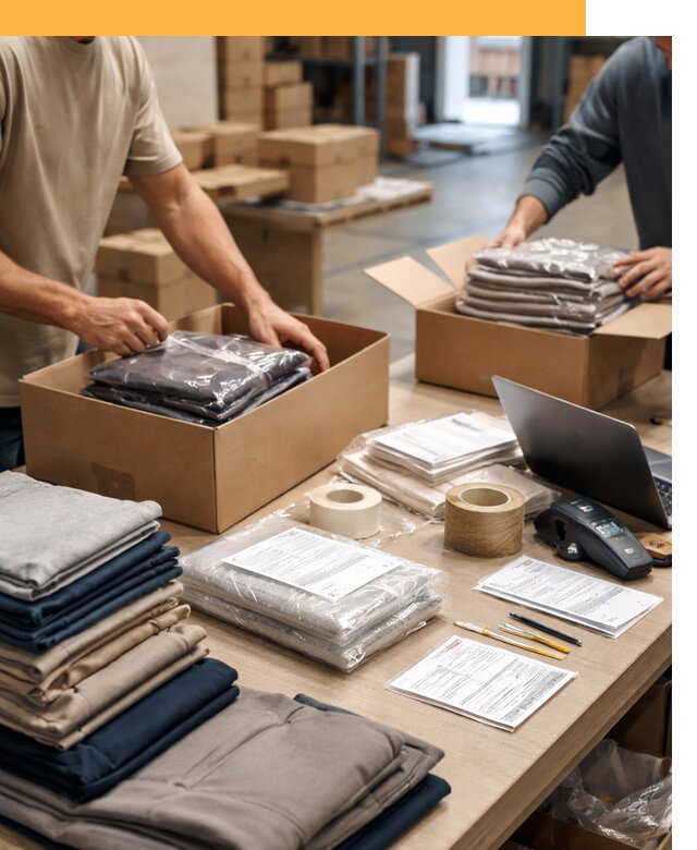 Перевозка одежды по миру от 8245 руб. с таможенным оформлением