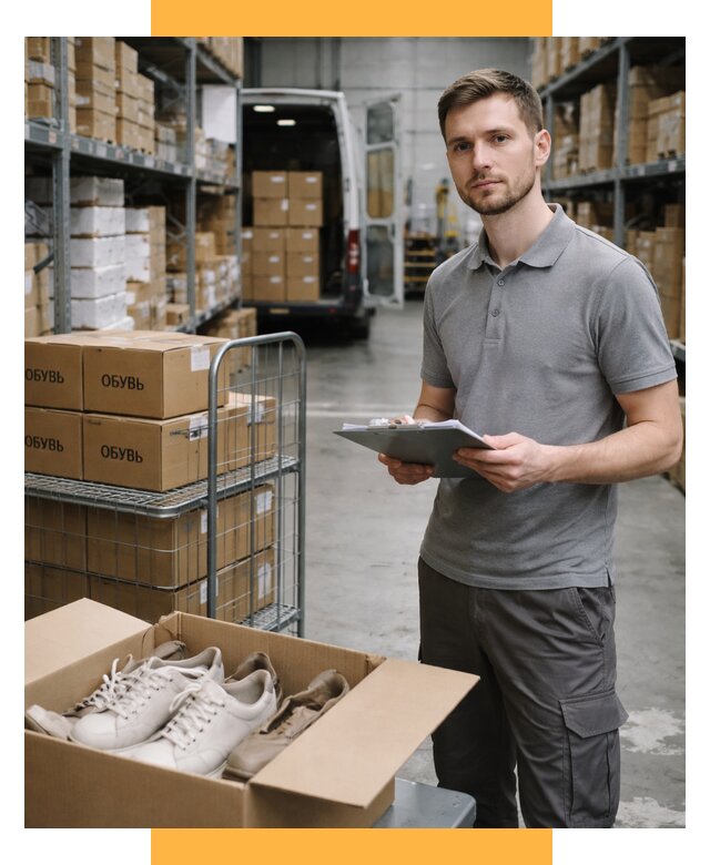 Доставка обуви из Китая и Турции от 4947 р. СетСервис-Рбт