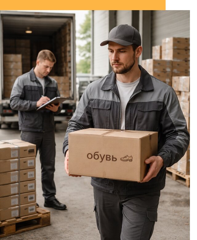 Международная перевозка обуви с таможенным оформлением от 4947