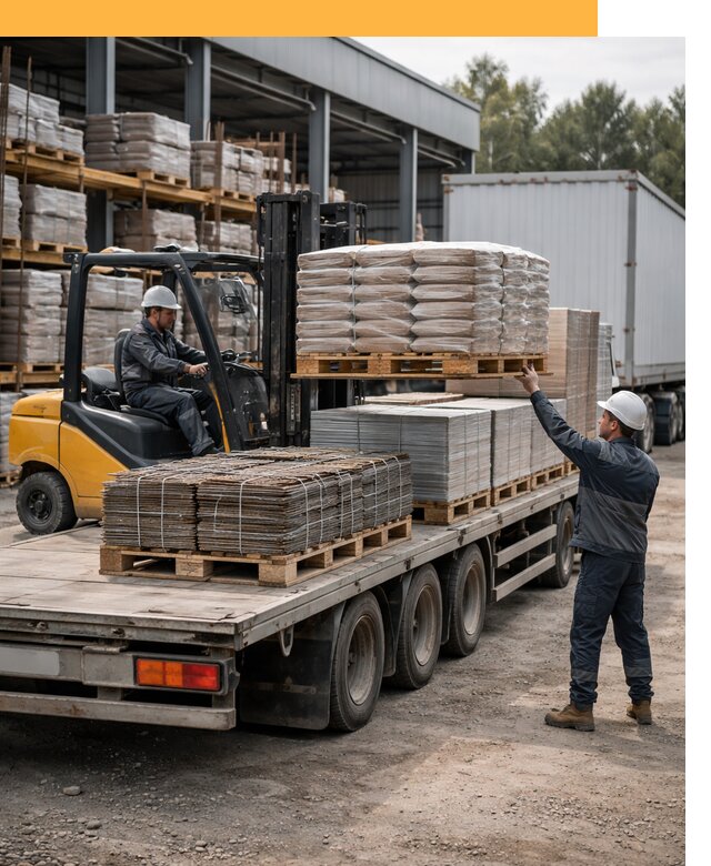 Перевозка строительных материалов по миру от 6046 руб