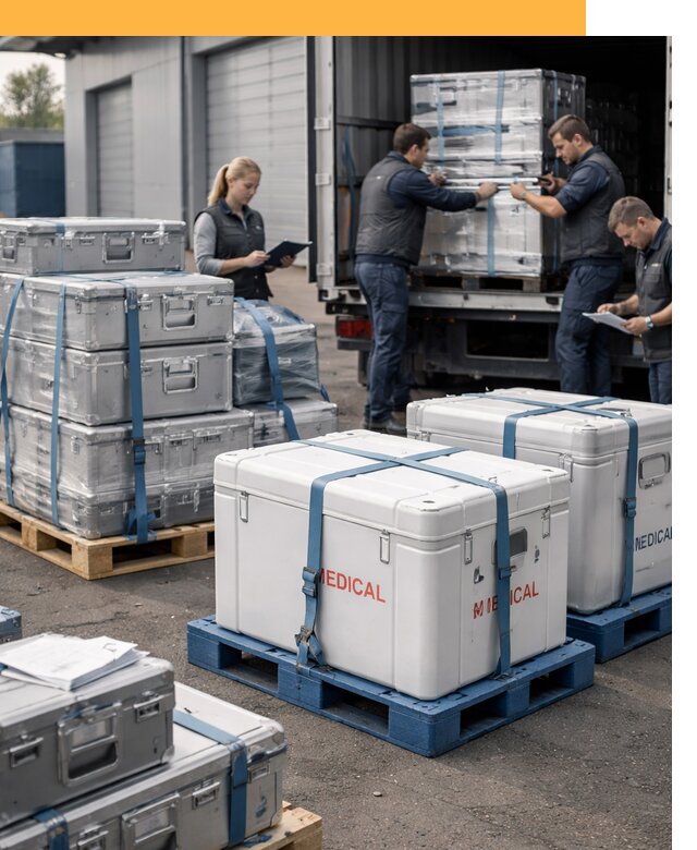 Перевозка медицинского оборудования по всему миру от 16490 руб