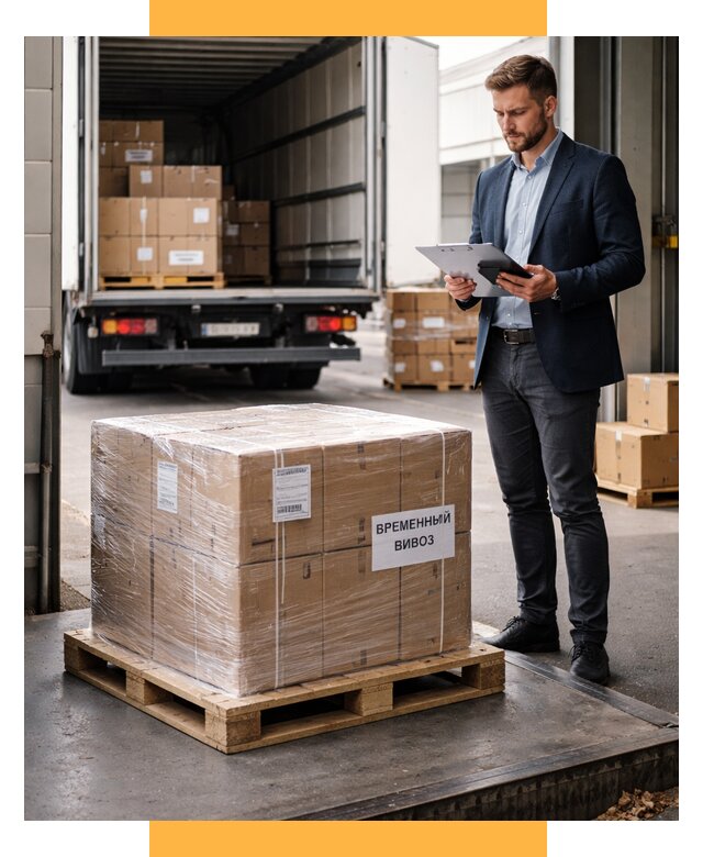 Временный вывоз товаров под ключ от 8794 р. | СетСервис-Рбт
