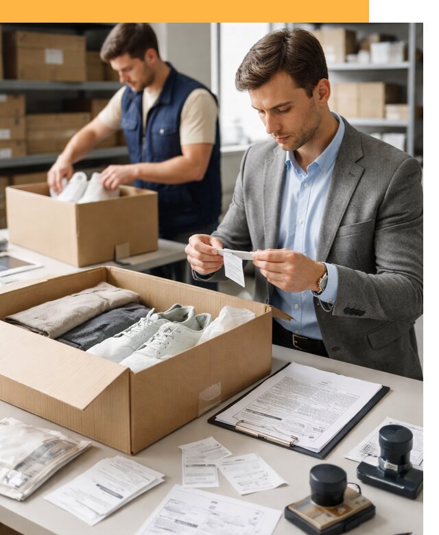 Таможенное оформление одежды и обуви по выгодной цене от 7145 руб