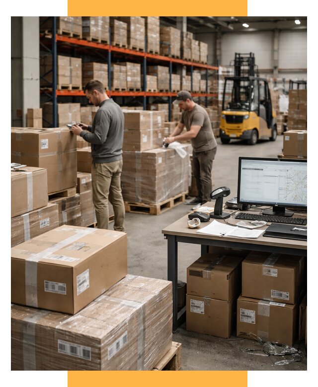 Склад консолидации в Европе от 7145 р., услуги СетСервис-Рбт